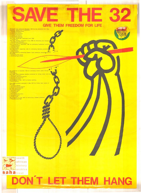 offset litho poster, SAYCO, 1988. Archived as SAHA collection AL2446_0142