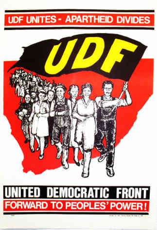 Poster advertising UDF rally in Cape Town, SAHA Poster Collection, AL2446_2314