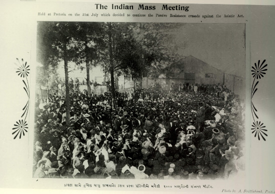 The Indian Mass Meeting regarding passive resistance. Photographer: A. Brittlebank. Archived as AL2686_1q