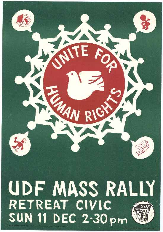 UDF Rally Poster, SAHA Poster Collection, AL2466_1149