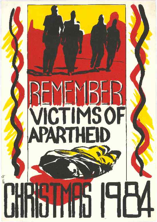 'Black Christmas: Remember Victims of Apartheid', SAHA Poster Collection, AL2446_1505