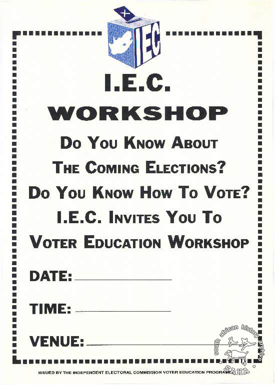 Al2446_0688 I.E.C. Workshop - Do you know about the coming elections? Do you know how to vote? I.E.C