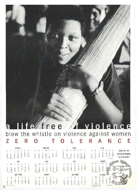 Offset litho poster, issued by the Office on the Status of Women, date unknown. Archived as SAHA collection AL2446_3505