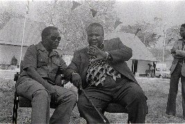 Mulungushi Rock; Oliver Tambo and Joshua Nkomo; UNIP conference, Zambia,1978.