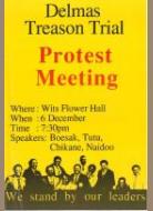 Delmas Treason Trial : Protest Meeting