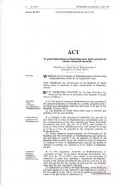 Extract Status of BOP Act of 1977