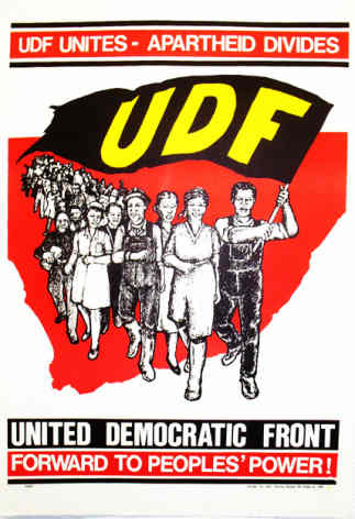 Poster advertising UDF rally in Cape Town, SAHA Poster Collection, AL2446_2314 Poster advertising UDF rally in Cape Town, SAHA Poster Collection, AL2446_2314