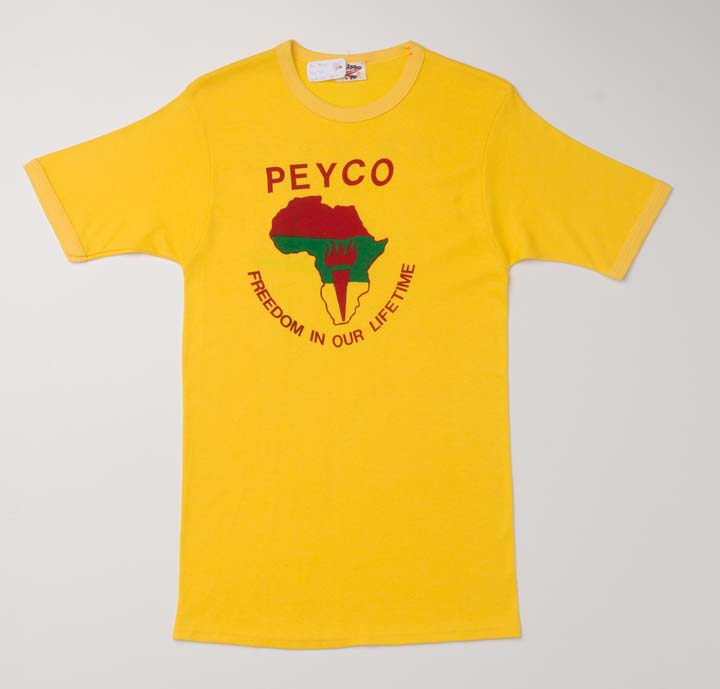T-shirt, PEYCO, date unknown. Archived as SAHA collection AL2540_A070