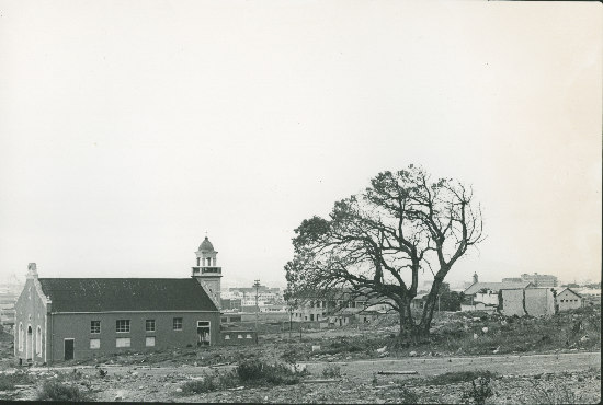 Remains of District Six after the forced removals, Jimi Matthews, SAHA Original Photograph Collection, AL2547_20.2.11 Jimi Matthews depicts the remains of District Six after the forced removals.