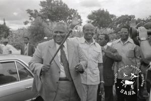 ZAPU PF leaders Joshua Nkomo, Josiah Chinamano, A. Nxele and S.K. Moyo