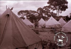 Tent accommodation at Victory Camp