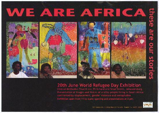 CDP Exhibition Poster, featuring SAHA staff member Elizabeth Marima, SAHA Poster Collection, AL2446_4629 CDP Exhibition Poster, featuring SAHA staff member Elizabeth Marima, SAHA Poster Collection, AL2446_4629
