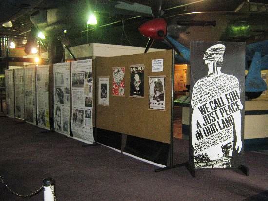 Posters and banners on display at the Ditsong National Museum of Military History, July-August 2010