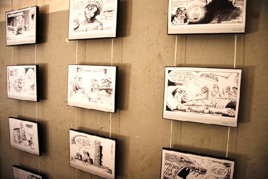 Zapiro's cartoons on the TRC form part of the exhibition