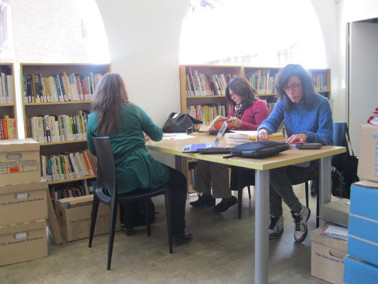 Researchers consulting SAHA archival collections, 2014 Researchers consulting SAHA archival collections, 2014