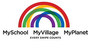 MySchool MyVillage MyPlanet logo MySchool MyVillage MyPlanet logo