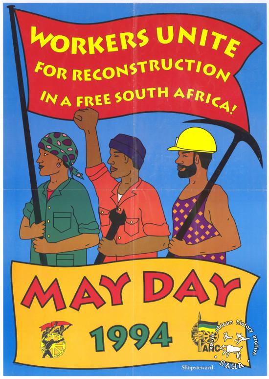 Offset litho poster, issued by the African National Congress (ANC), 1994. Archived as SAHA collection AL2446_3550