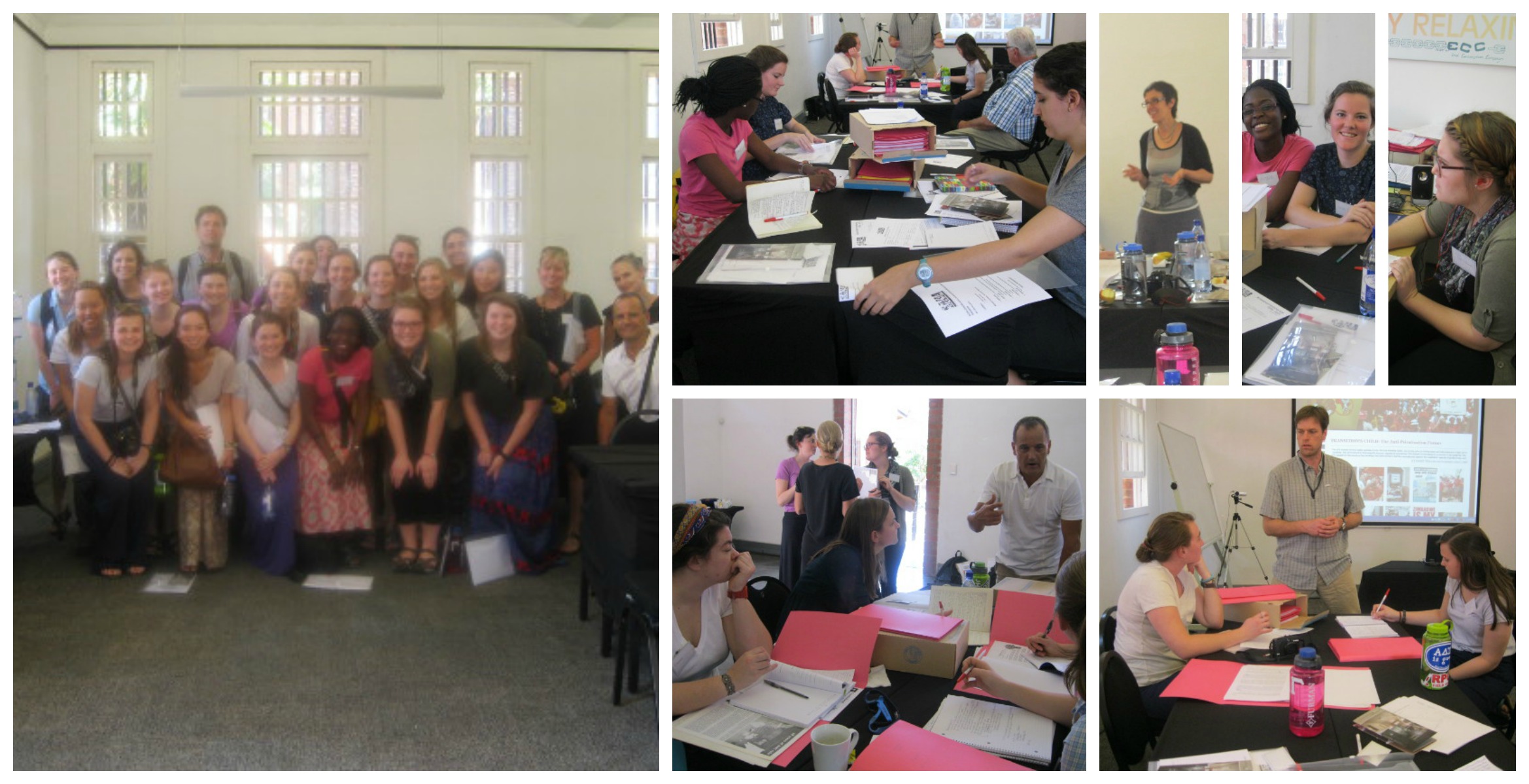 Collage of images from the Furman student research workshop at SAHA, February 2015 Collage of images from the Furman student research workshop at SAHA, February 2015