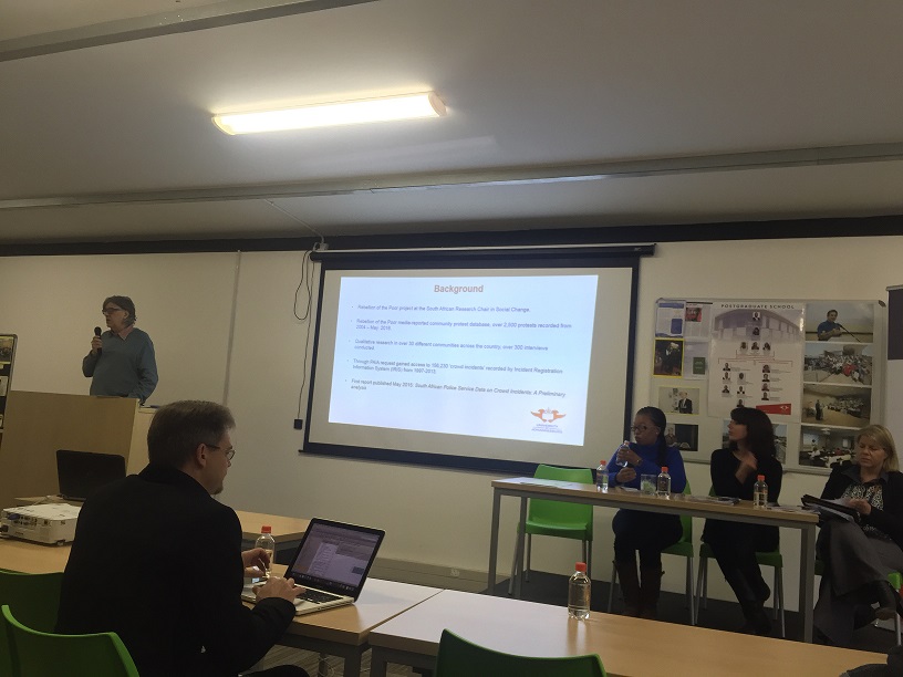 Panel Discussion on Police Reported Protests at the University of Johannesburg. Panel Discussion on Police Reported Protests at the University of Johannesburg.
