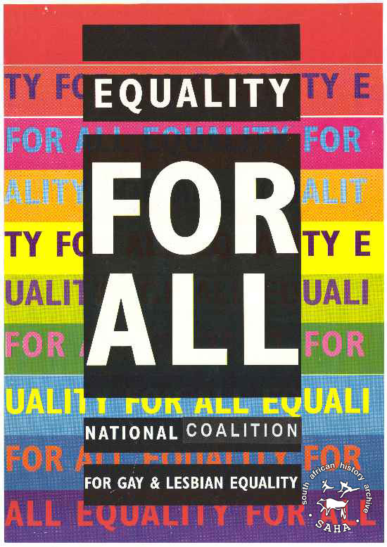 AL2446_2730 A LGBTI poster from the SAHA archives AL2446_2730 A LGBTI poster from the SAHA archives