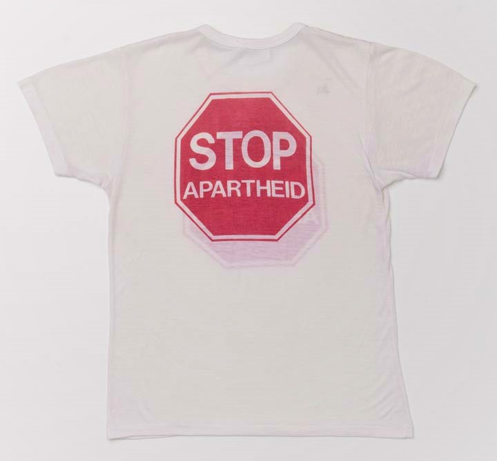 Stop Apartheid tshirt SAHA