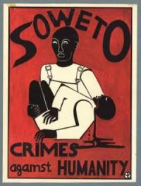 Poster archived at the International Institute for Social History (IISH) in the Netherlands, produced by a UK group for an anti-apartheid campaign. Date and postermaker unknown.