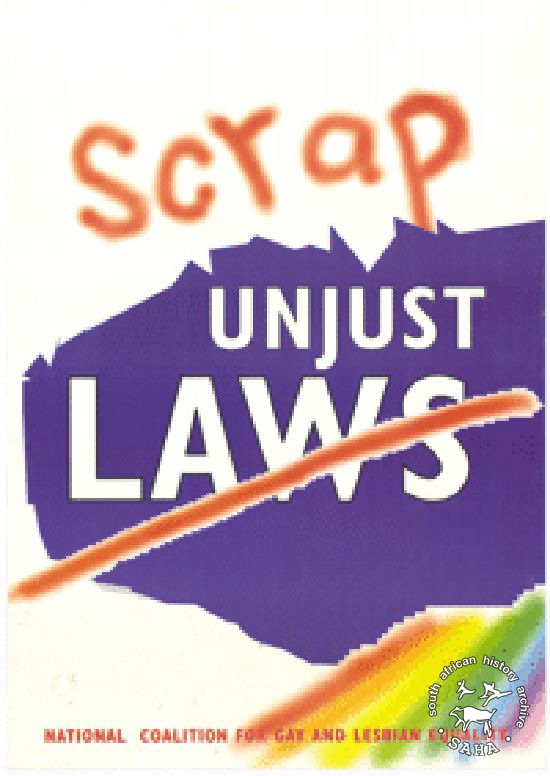 AL2446_2729:The SAHA Poster Collection Poster: Scrap Unjust Laws