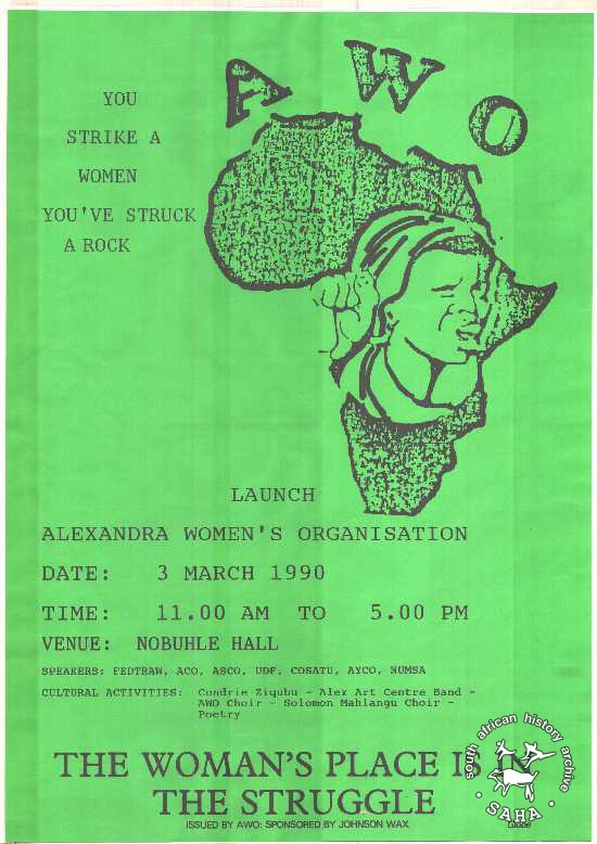 women's role in the struggle
