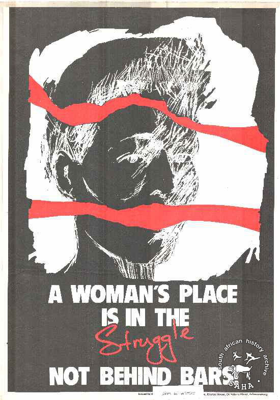 poster of women's stuggle